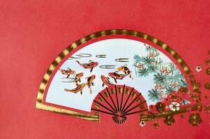 Contexte art de chinois Nouveau année personnalisable avec espace pour texte photo
