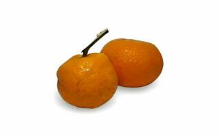 sucré Orange riches dans vitamine c isolé sur blanc photo