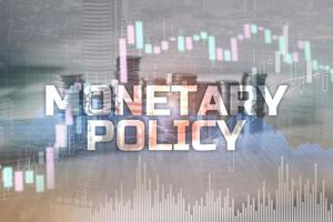 concept de politique monétaire. finance d'entreprise photo