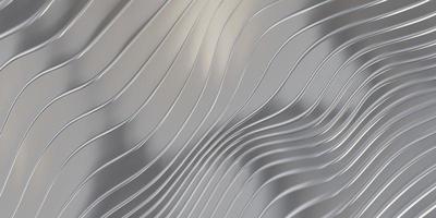 vague de fond de ligne parallèle vagues de feuille de caoutchouc se balançant en plastique illustration 3d