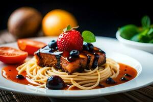 le meilleur nourriture dans le monde est ne pas dans une restaurant, c'est dans votre posséder cuisine. généré par ai photo