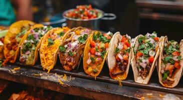 ai généré tacos dans beaucoup différent modes photo