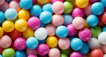 ai généré le nourriture et confiserie industrie mai être en essayant à Arrêtez des gamins de en mangeant bonbons photo