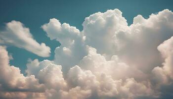 ai généré une grand nuage formation est vu dans le ciel photo