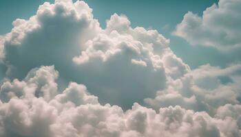 ai généré une grand nuage est vu dans le ciel photo