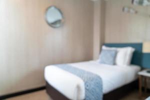 abstrait flou belle chambre d'hôtel de luxe photo