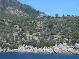 méditerranée mer égée la dinde, marmaris photo