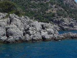 méditerranée mer égée la dinde, marmaris photo