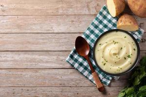 purée de pommes de terre dans un bol photo