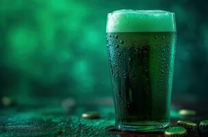 ai généré st patrick's journée et Bière dans Irlande, st patrick's journée et irlandais Bière photo