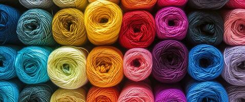 ai généré qu'est-ce que le différence entre une crochet et tricot fil photo