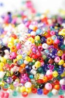 fond de perles colorées photo