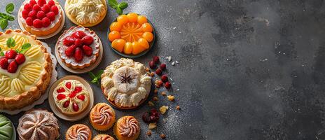 ai généré Nastar gâteau pour eid festivités photo