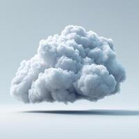 ai généré des nuages 3d rendre Stock photo