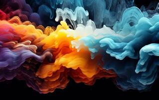 vibrant abstrait nuage texture Contexte photo