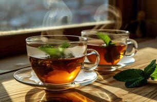 ai généré est il sûr à boisson thé à traiter poumon cancer photo