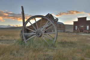 vieux wagon, ville fantôme de bodie photo