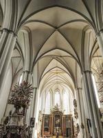 berlin 2019- église st. Marie cathédrale à l'intérieur des voûtes photo