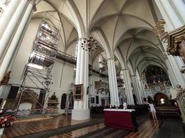 berlin 2019- église st. Marie cathédrale à l'intérieur des voûtes photo