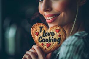 ai généré je l'amour cuisine fête photo