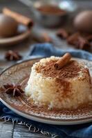 ai généré populaire charme une étourdissant vue de Portugais patrimoine dans un élégant dessert photo