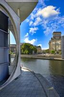 Berlin, Allemagne, 2021 - Marie élisabeth Lueders bâtiment dans parlement complexe, gouvernement district dans Berlin mitte, Berlin, Allemagne photo