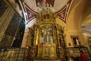 Lima, Pérou, 2022 - Basilique et couvent de le vierge de miséricorde, autel, Lima, Pérou photo