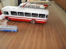 maquettes de trolleybus, maquettes de transports électriques urbains photo