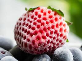 Geler de fraise et myrtille photo