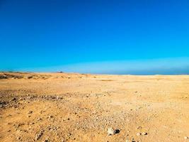 dunes de sable dans le désert photo