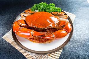 crabe de boue au piment de singapour photo