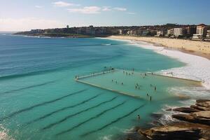 ai génératif bondi plage Sydney Australie poisson œil vue photo