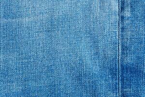 texture et couture du tissu denim photo