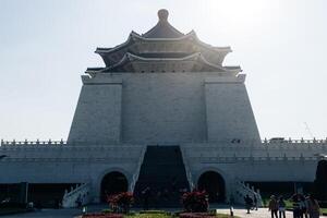 déc 2023 - chiang kai shek Mémorial entrée, Taïwan. une célèbre monument, point de repère et touristique attraction érigé dans Mémoire de généralissime chiang kai-shek photo
