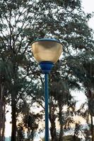 lampe bleue d'éclairage photo