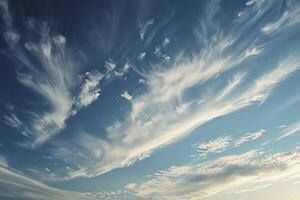 nuages sur le ciel photo