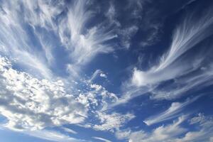 nuages sur le ciel photo