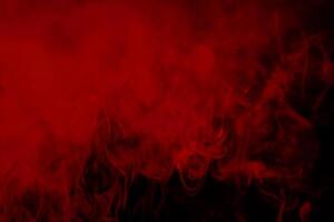 texture rouge vapeur sur noir photo