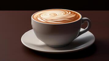 ai généré chaud café latté photo
