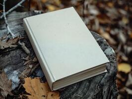 ai généré vieux livre sur une en bois Contexte. ancien livre sur une en bois Contexte. photo