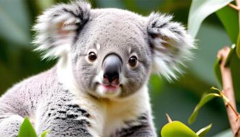 ai généré mignonne koala photo