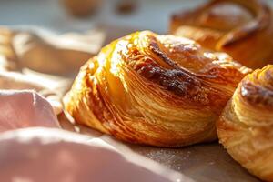 ai généré une lot de fait maison sucré des pâtisseries. boulangerie des produits. génératif ai photo