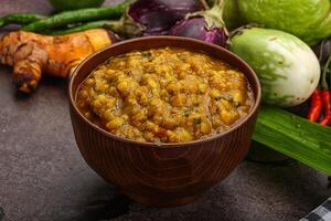 Indien cuisine dal tadka soupe photo
