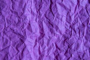 froissé violet papier texture Contexte. ridé papier surface pour conceptions. photo