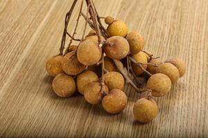 mûr sucré tropical longan fruit photo