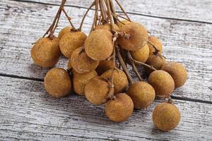 mûr sucré tropical longan fruit photo