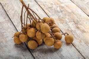 mûr sucré tropical longan fruit photo