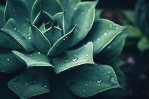 ai généré abstrait, délicat, et de mauvaise humeur vert cactus plante. photo