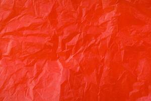 texture de papier froissé rouge photo