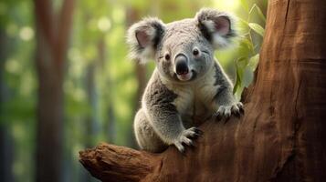 ai généré koala haute qualité image photo